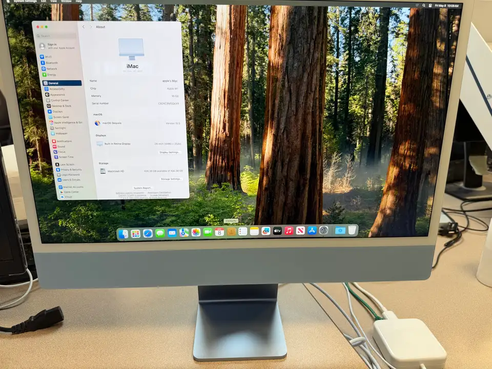 M1 iMac Blue